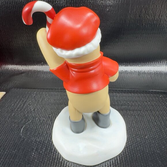Disney Pooh Friends Figurine Wishing You the Sweetest Holiday Ever Figure VTG - Picture 9 of 11